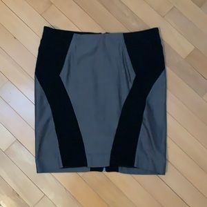 Bebe paneled pencil skirt